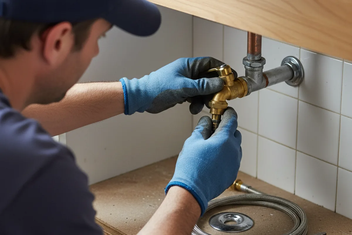 Shutoff valve and fitting work during Faucet and Fixture Repair in Ormond Beach